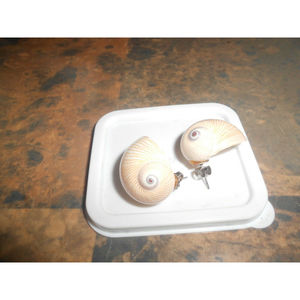 Snail shell earrings